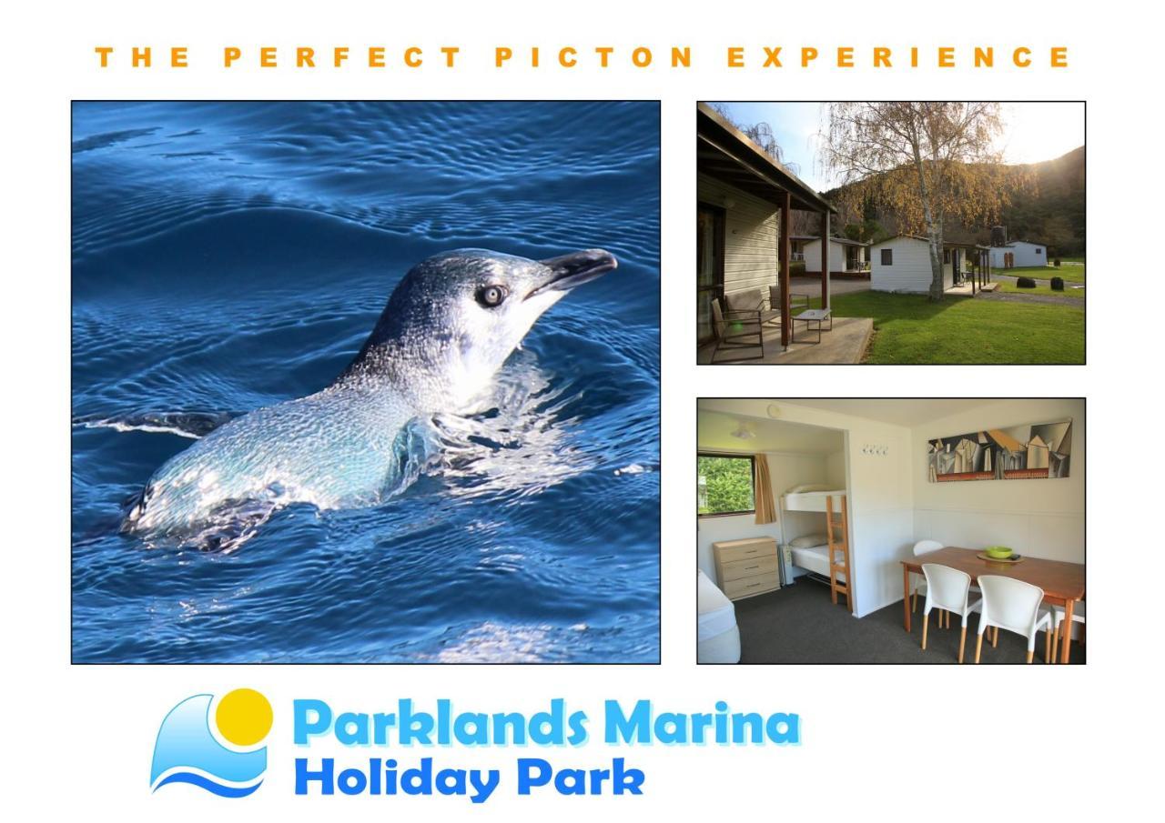 ホテル Parklands Marina Holiday Park ピクトン エクステリア 写真